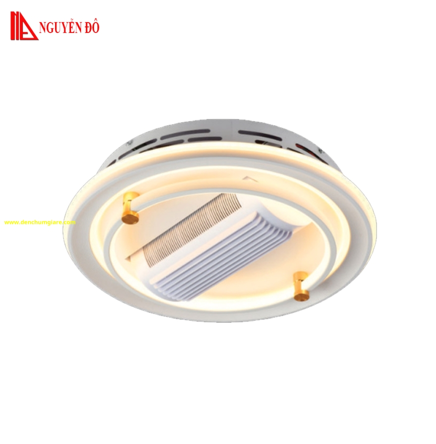 Quạt không cánh, quạt trần không cánh EU ML-85, công suất 25W, điều khiển bằng Remote, bóng led 3 chế độ ánh sáng