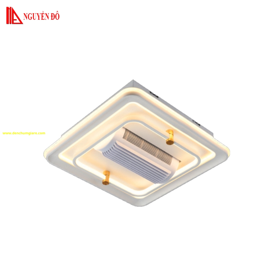 Quạt không cánh, quạt trần không cánh EUML-86, công suất 25W, điều khiển bằng Remote, bóng led 3 chế độ ánh sáng