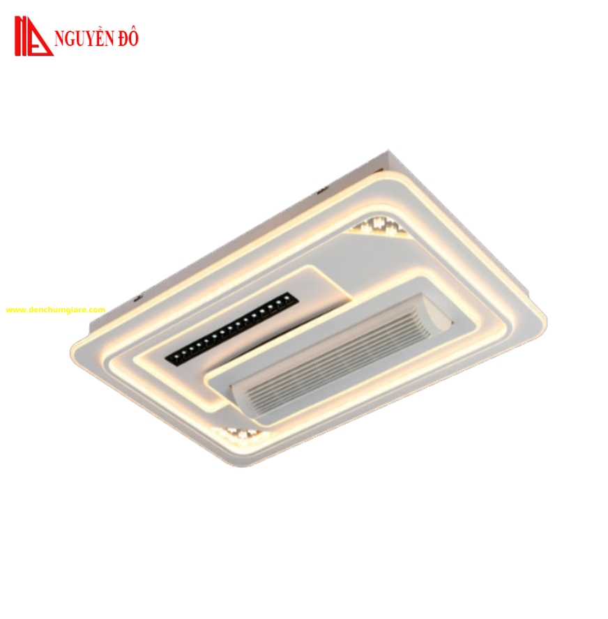 Quạt không cánh, quạt trần không cánh EU ML-90, công suất 30W, điều khiển bằng Remote, bóng led 3 chế độ ánh sáng