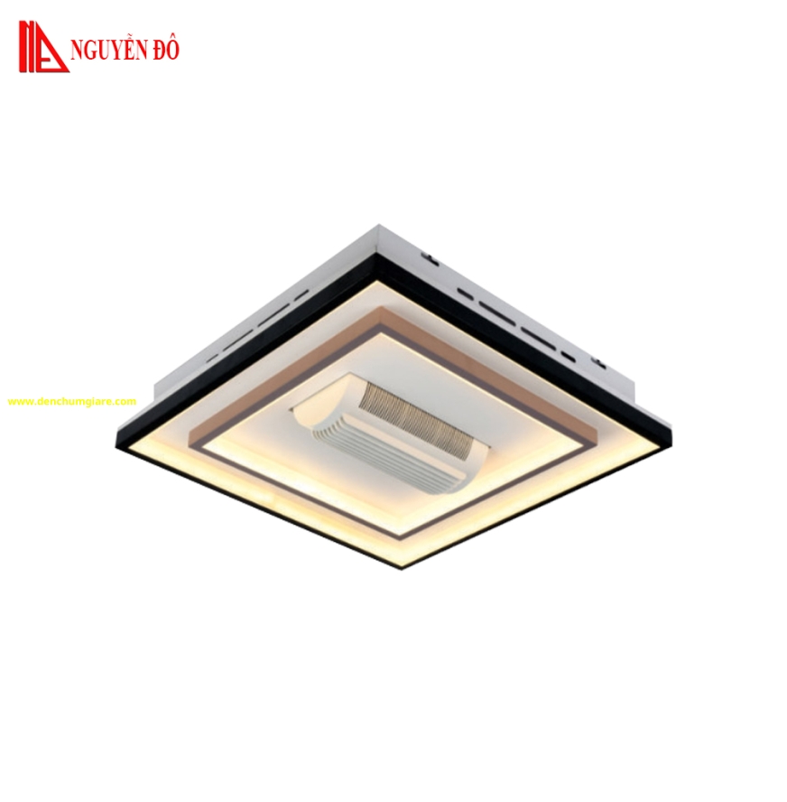 Quạt không cánh, quạt trần không cánh EU ML-93, công suất 25W, điều khiển bằng Remote, bóng led 3 chế độ ánh sáng
