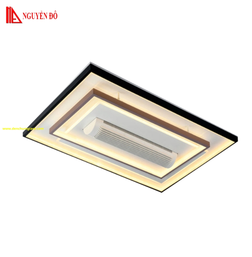 Quạt không cánh, quạt trần không cánh EU ML-95, công suất 30W, điều khiển bằng Remote, bóng led 3 chế độ ánh sáng