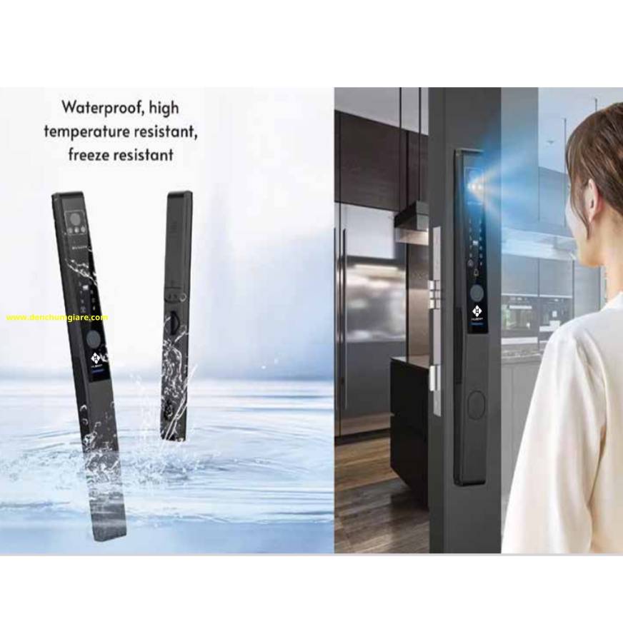 Khoá vân tay cửa nhôm HUBERT HB CN82F tiêu chuẩn Đức với 7 tính năng nổi bật