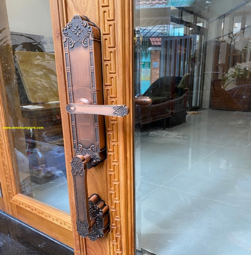 Khoá vân tay đại sảnh HUBERT HB DS77 Gold/Copper/Green tiêu chuẩn Đức với 6 tính năng nổi bật