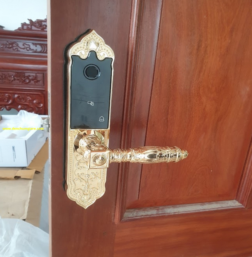 Khoá vân tay đại sảnh HUBERT HB DS79 GOLD MINI tiêu chuẩn Đức với 6 tính năng nổi bật