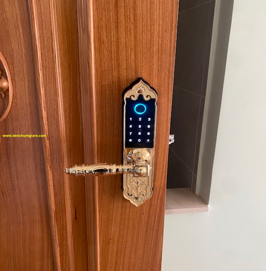 Khoá vân tay đại sảnh HUBERT HB DS79 GOLD MINI tiêu chuẩn Đức với 6 tính năng nổi bật