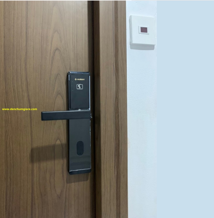 Khoá cửa khách sạn HUBERT HB KSCG77 Black/Copper tiêu chuẩn Đức chất liệu bằng thép không gỉ