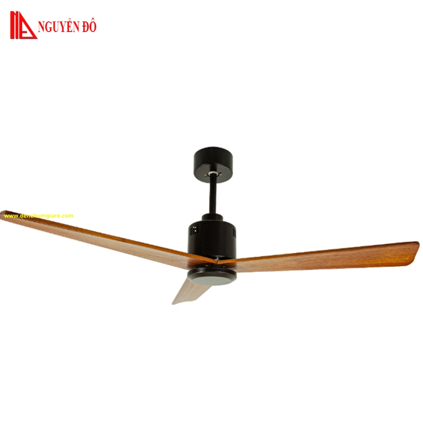 Quạt trần cánh gỗ 3 cánh QViFa – 41 công suất 40W, động cơ DC tiết kiệm điện, điều khiển từ xa bằng Remote