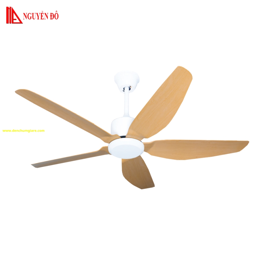 Quạt trần 5 cánh QViFa – 422 công suất 40W, động cơ DC tiết kiệm điện, điều khiển từ xa bằng Remote