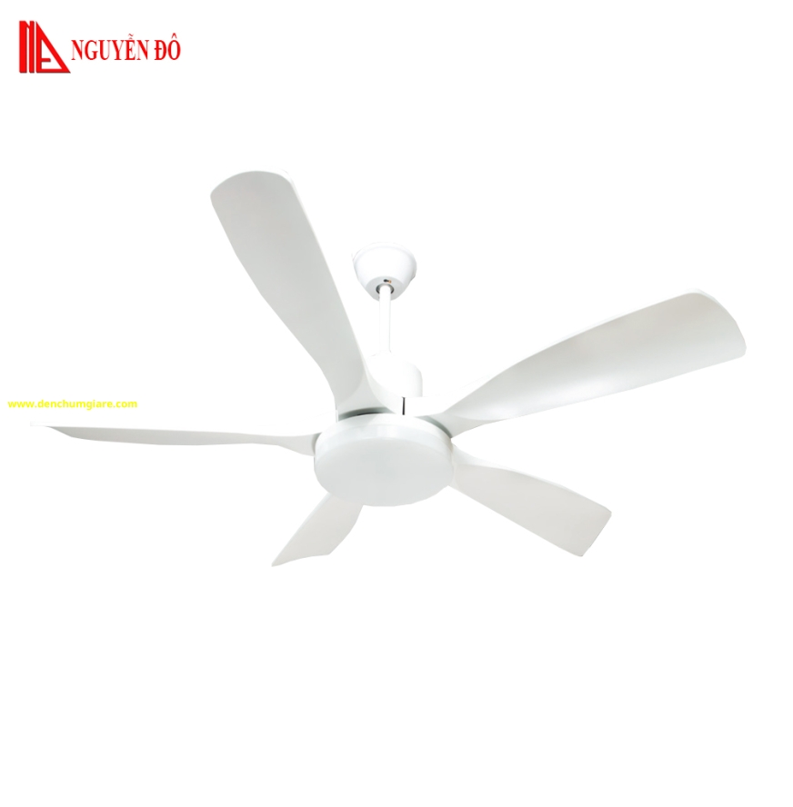 Quạt trần cánh nhựa có đèn QViFa – 96 công suất 40W, động cơ DC tiết kiệm điện, đèn led 3 chế độ ánh sáng, điều khiển từ xa bằng Remote
